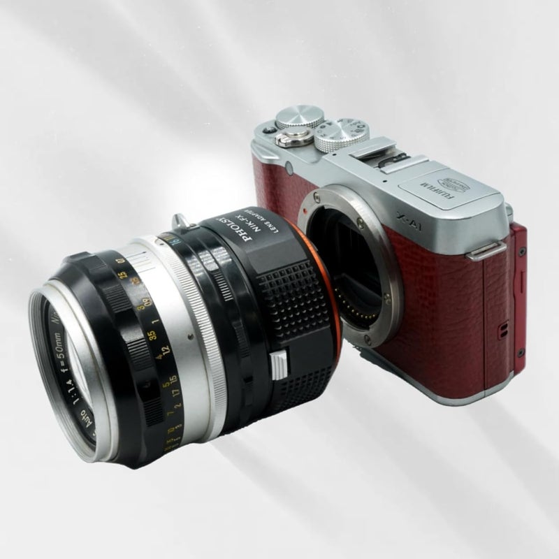 PHOLSY Lens Mount Adapter Compatible with Nikon F (AI AIS AF AF-I AFS) Lens to Fuji X Mount Camera Body Compatible with X-H2S, X-Pro3, X-T5, X-T4, X-S20, X-S10, X-T30II, X-E4 etc. Nikon F to Fuji X - Image 3